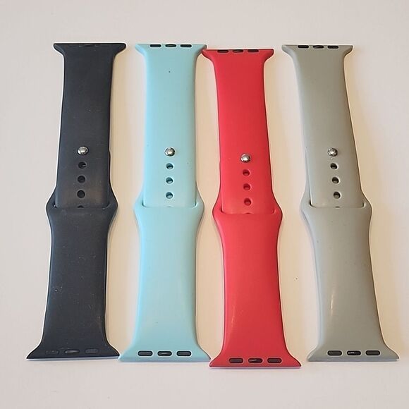 Silicone Rubber Smart Watch Bands - Picture 1 of 2